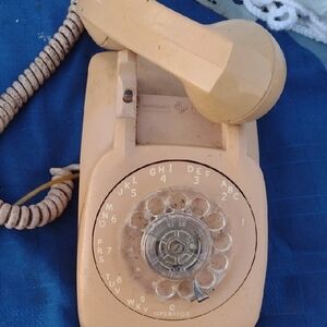 Automatic Electric Rotary Dial Telephone - Beige
